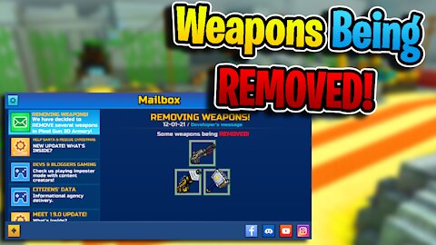 Weapons Are Being REMOVED in Pixel Gun 3D!