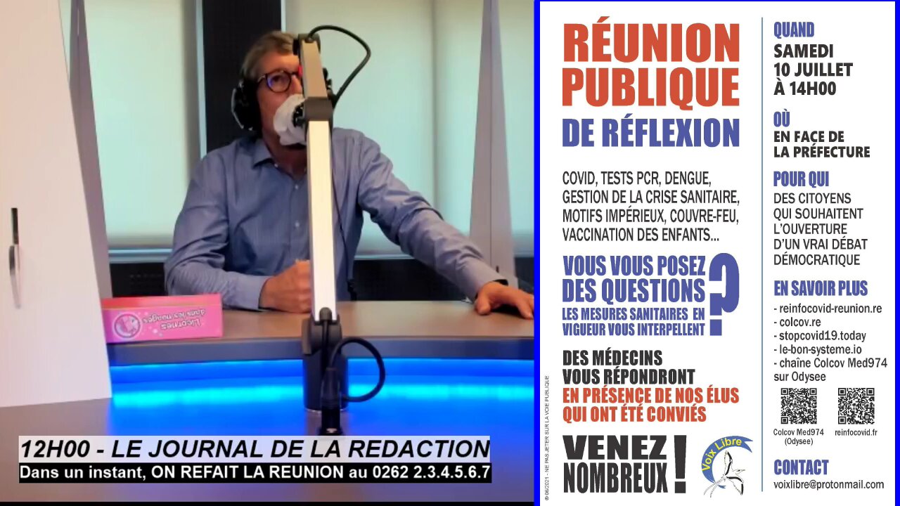 Pr Xavier Deparis de l'ARS (dir.INVS) de La Réunion VS les fakes news de l'ARS d'Aquitaine !