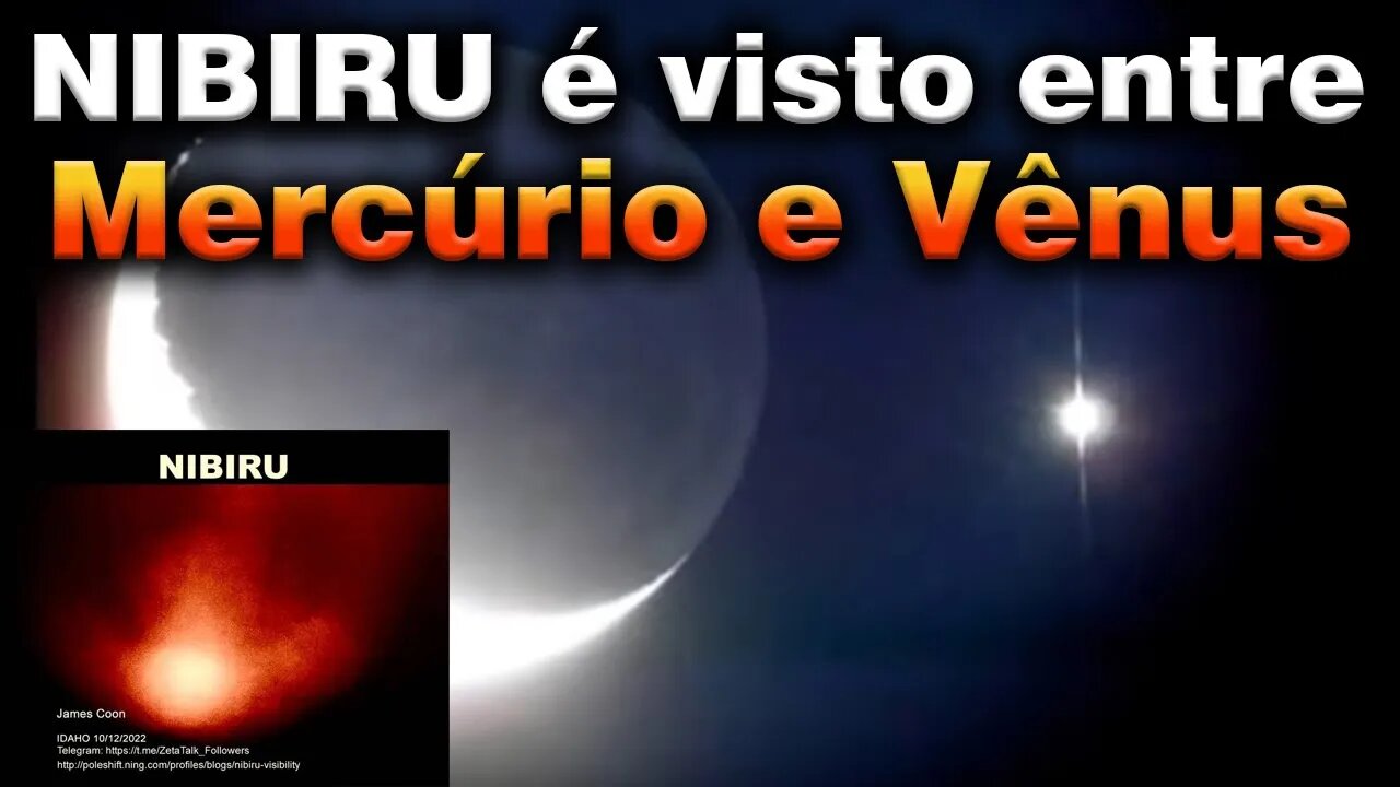 Nibiru é visto entre MERCÚRIO E VÊNUS