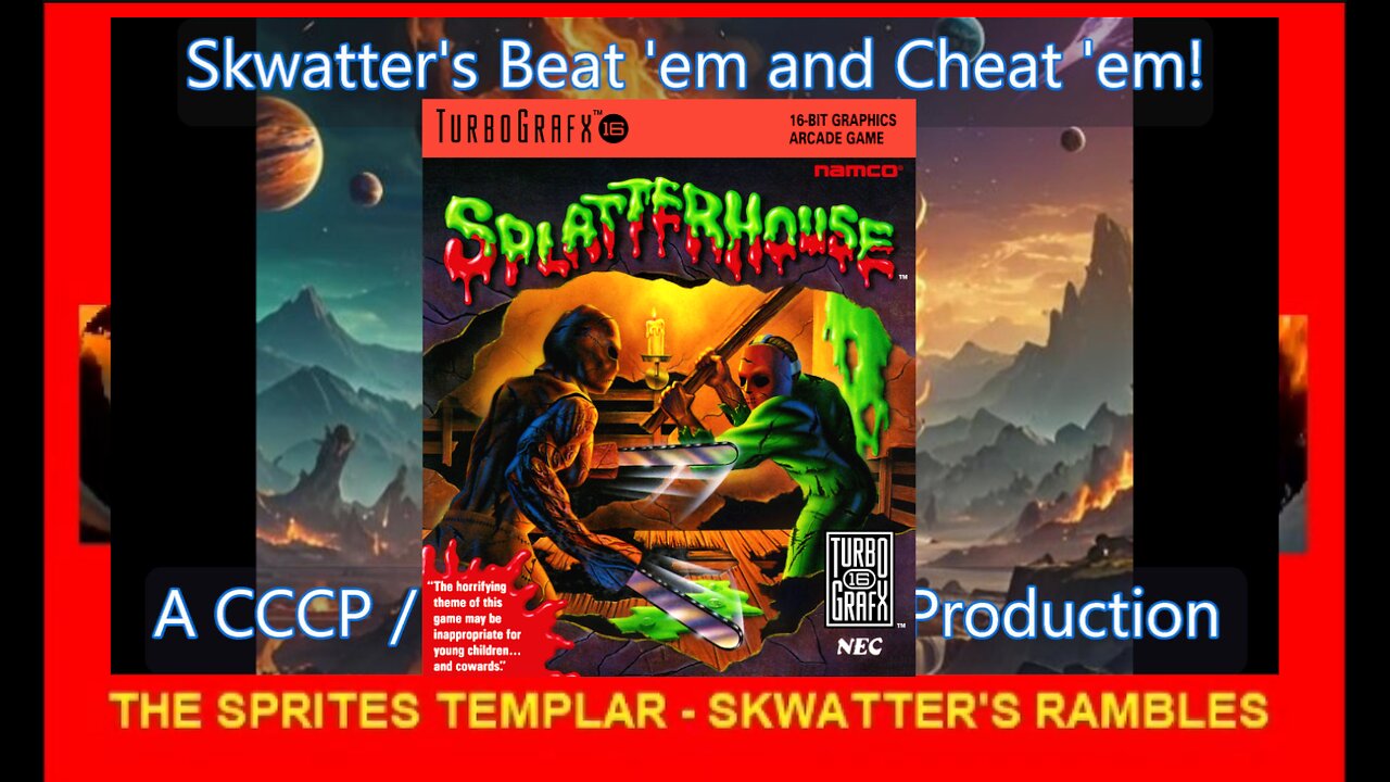 Splatterhouse - (TG-16) 2/2 - Ramble-play