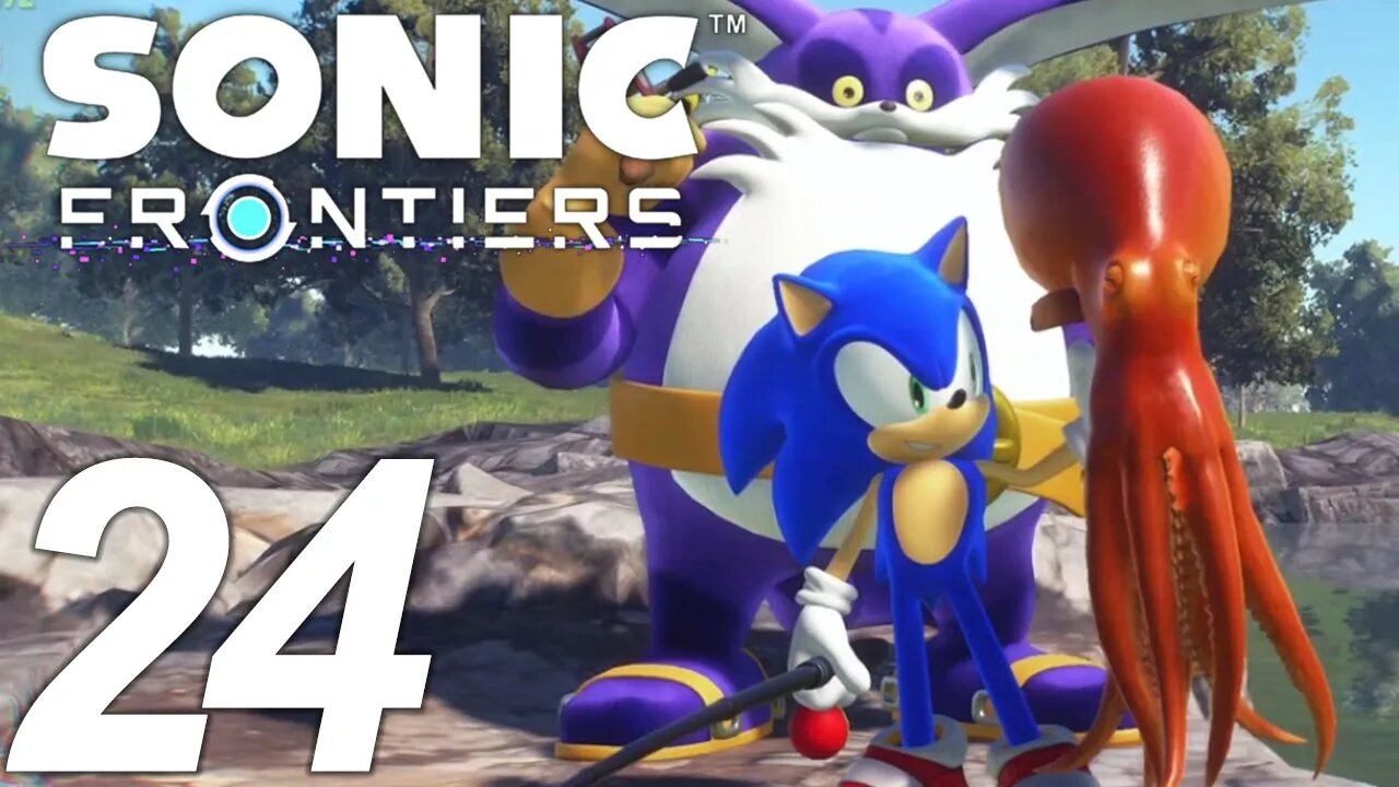 SPIDERS AND FISHING | Sonic Frontiers Let's Play - Part 24