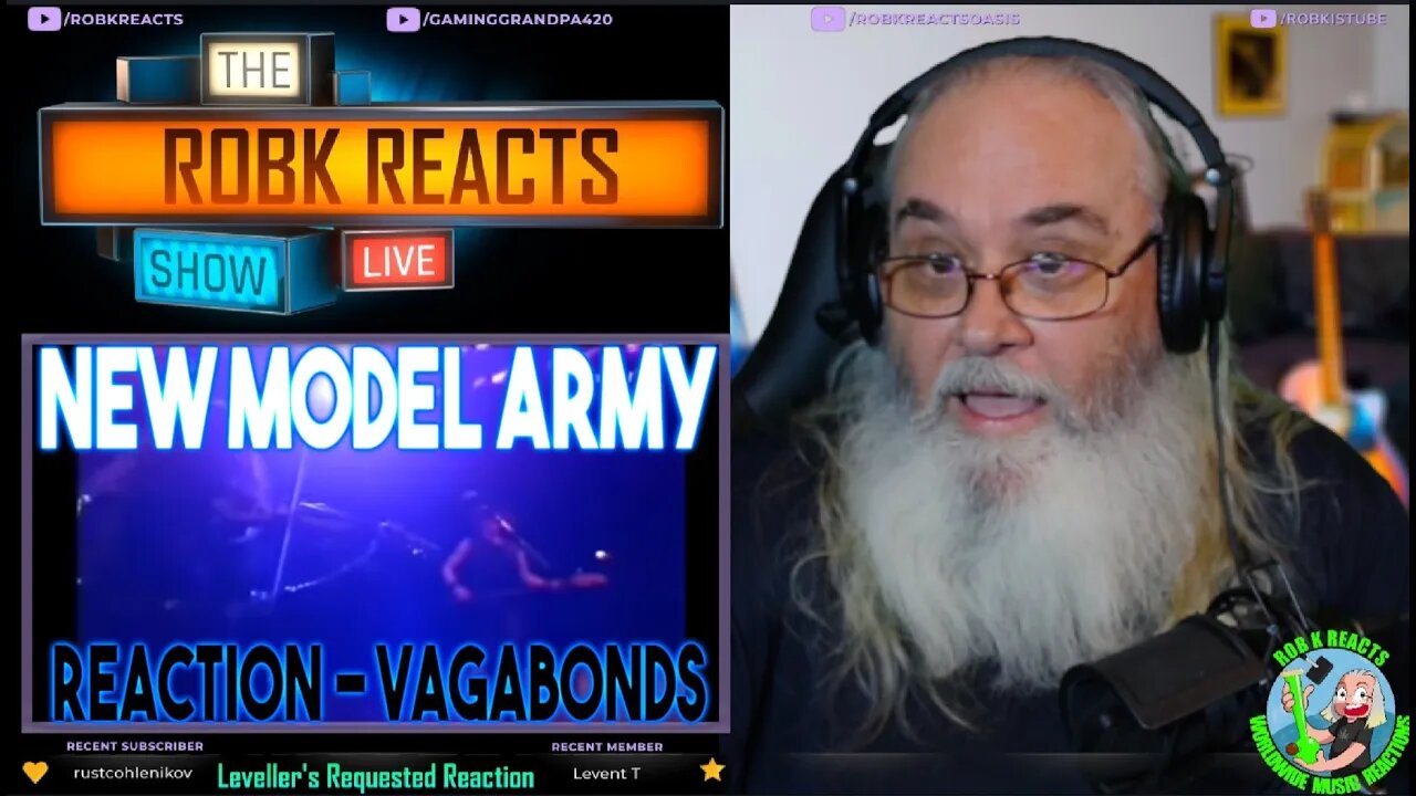 New Model Army Reaction - Vagabonds (with Ed Alleyne-Johnson) - First Time Hearing - Requested