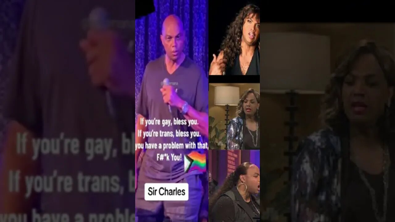 People Are SHOCKED Charles Barkley Supports Bud Light - A Cross Dresser Who Kisses Old Men