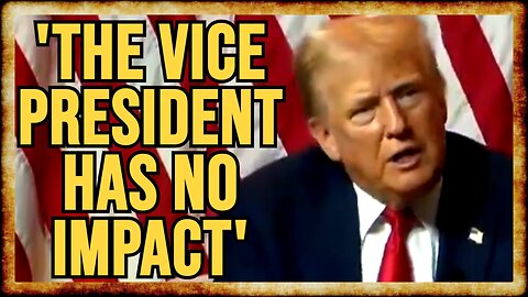 Trump Throws JD Vance UNDER THE BUS When Asked About His Competence