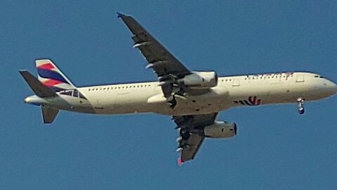 Airbus A321 PT-MXG coming from Guarulhos to Fortaleza