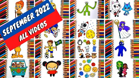 How to draw and paint - Compilation September 2022 - All Videos - Shorts and TikTok