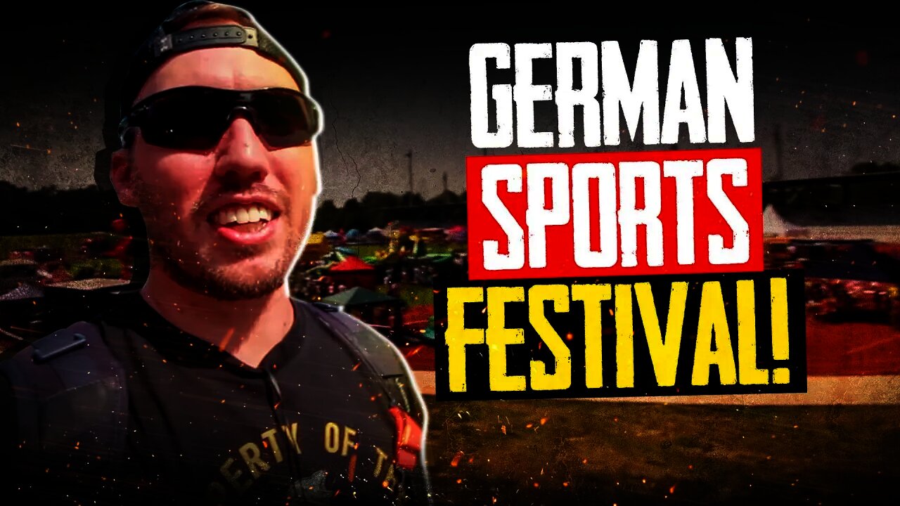 We Spent a Day at a(very hot) German Sports Festival! American in Germany