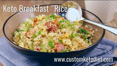 Keto Breakfast Rice