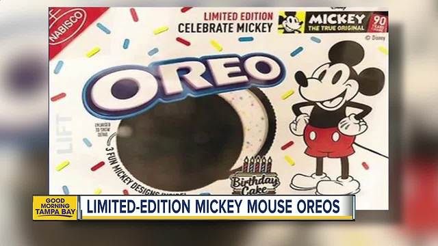 Limited-edition Mickey Mouse Oreos