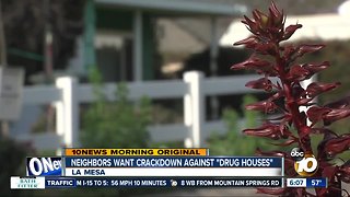 La Mesa neighborhood pleads for help against suspected "Drug Houses"