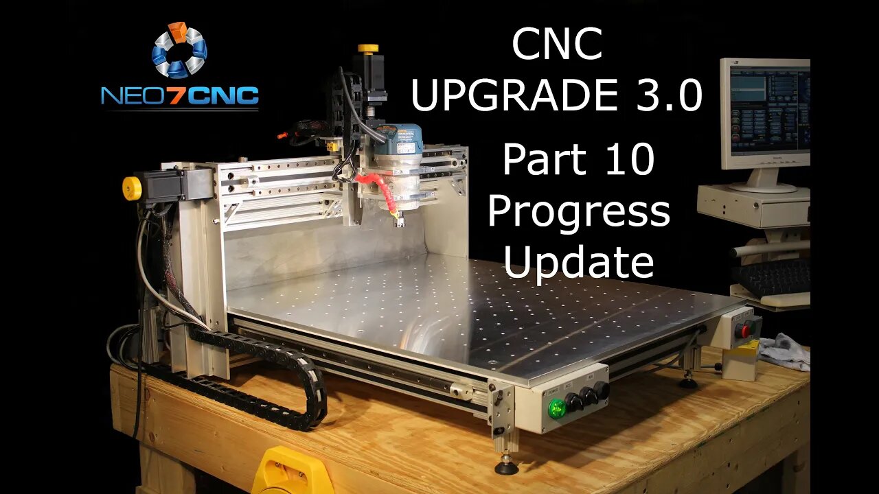 Homemade DIY CNC - Larger CNC 3.0 - Part 10 - Progress Update - Neo7CNC.com
