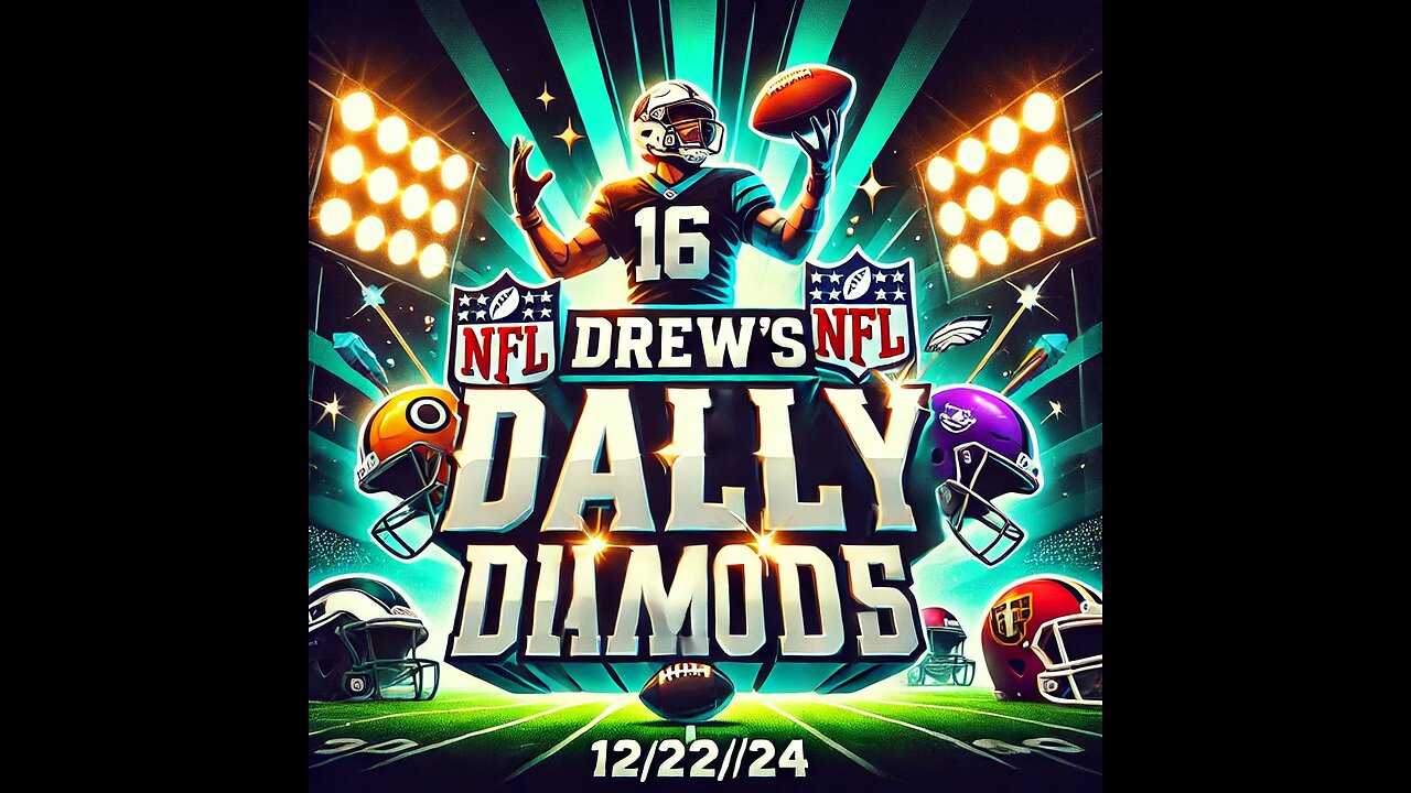 NFL Week 16 Predictions and Picks | Drew's Daily Diamond | Weekly NFL Picks | 12/22/24