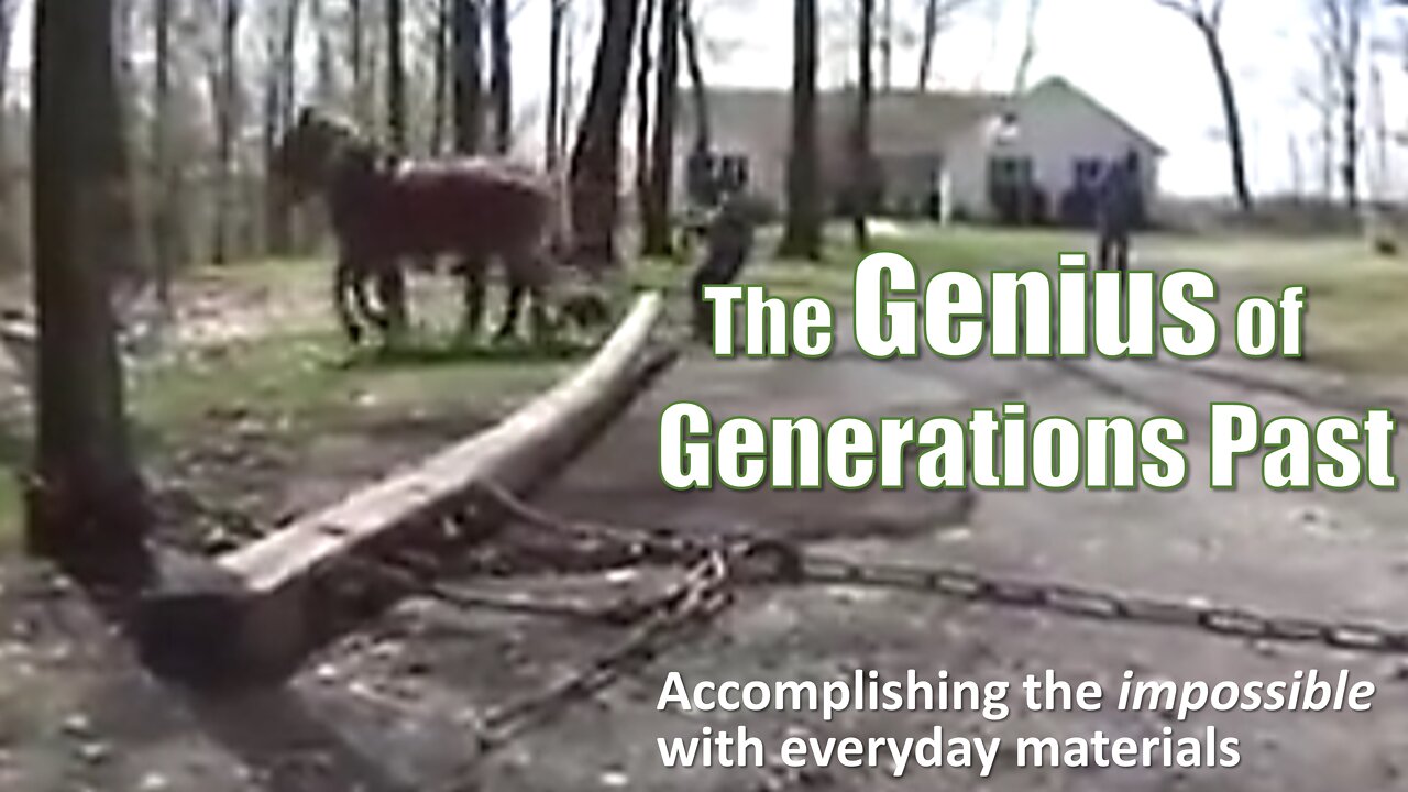 Stump Puller Demonstration (3:05) - Genius of our Ancestors