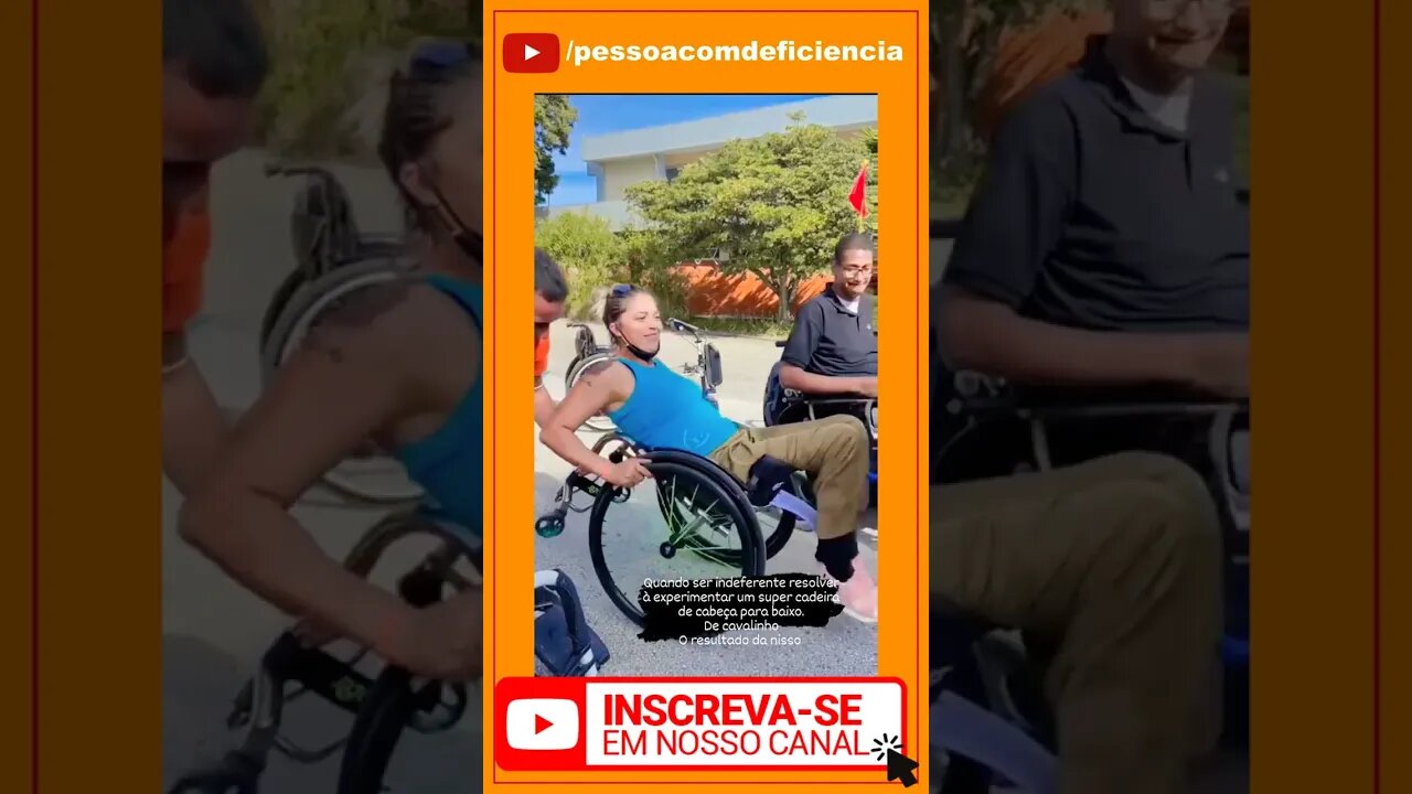 Vamos ver se o youtube vai mostrar este vídeo sobre Pessoa com deficiência