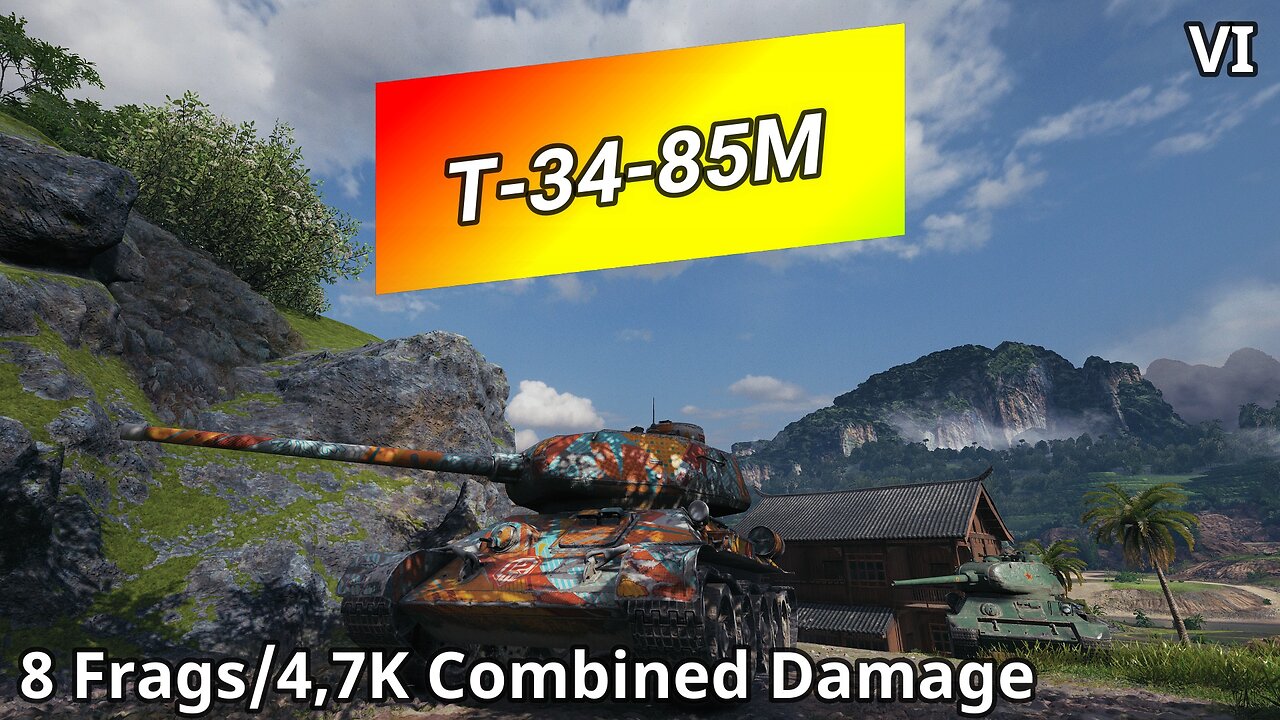 T-34-85M (8 Frags/4,7K Combined Damage) | World of Tanks