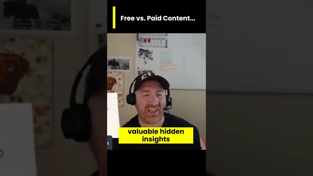 Free vs Paid Content...