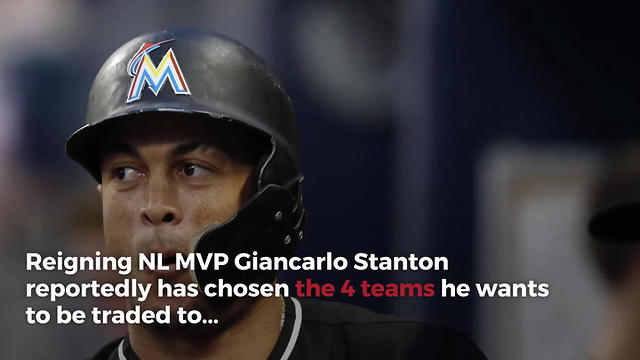 The 4 Teams Giancarlo Stanton Approves Of Being Traded To