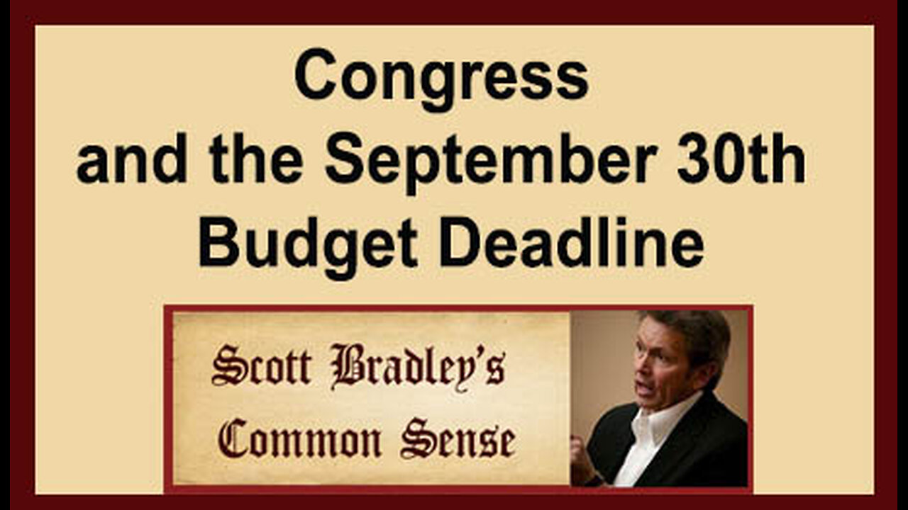 Congress and the September 30th Budget Deadline