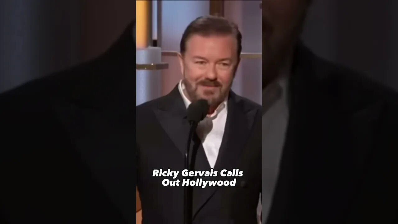 Ricky Gervais Roasts Hollywood