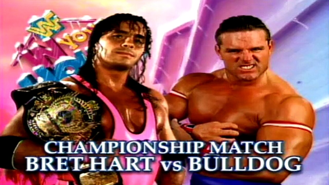 Bret Hart vs British Bulldog In Your House Seasons Beating 1995 Highlights