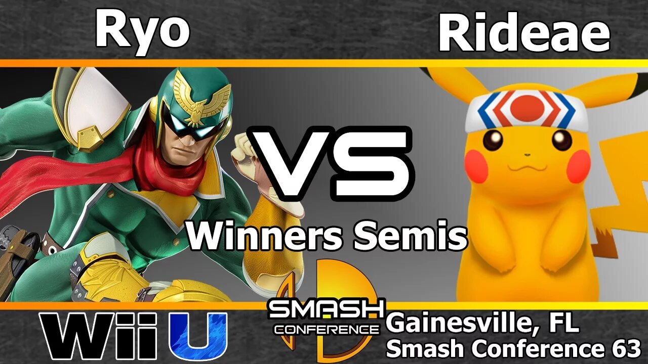 MVG|Ryo (C. Falcon & Ike) vs. Shoq|Rideae (Pikachu) - Winners Semis - SC63