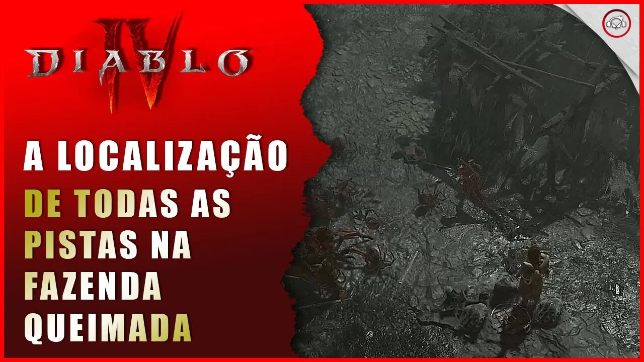 Diablo 4, A localização dos livros na fazenda queima na quest Líder Entre Lobos | Super-Dica Pt Br