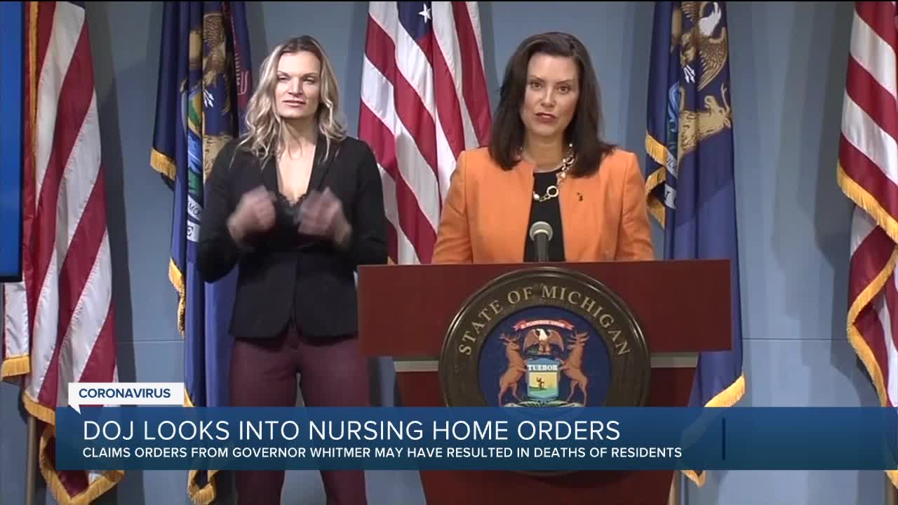 DOJ looks into nursing home orders