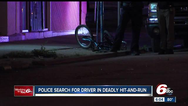 Ruben Denizard was sitting on his bicycle talking to a friend when he was struck and killed by a hit-and-run driver
