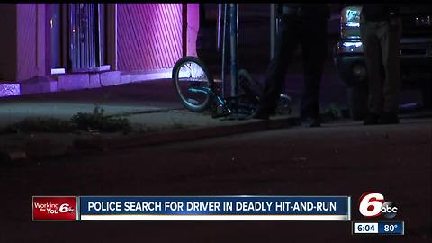 Ruben Denizard was sitting on his bicycle talking to a friend when he was struck and killed by a hit-and-run driver