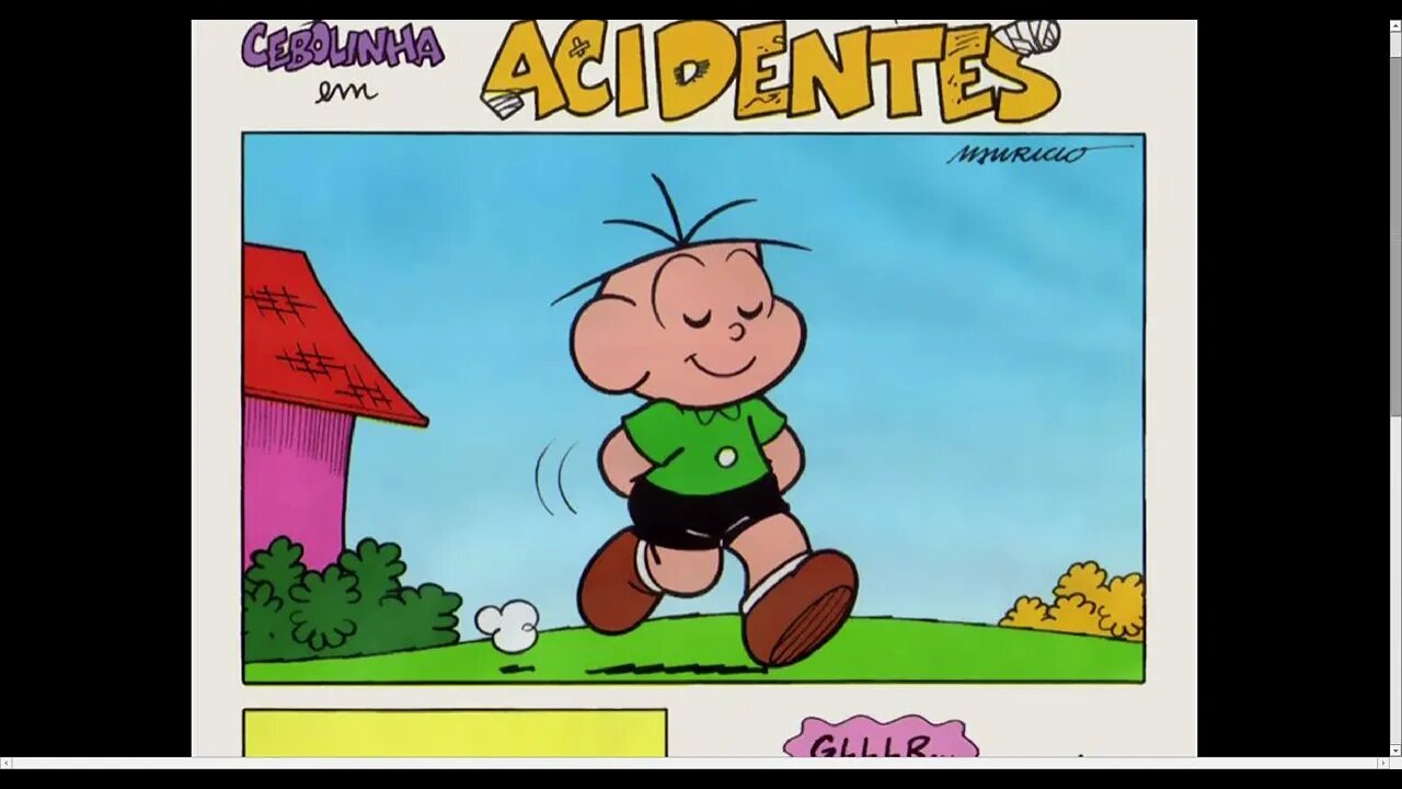 Cebolinha Em Acidentes [Pause o Vídeo Caso Não Consiga Ler]