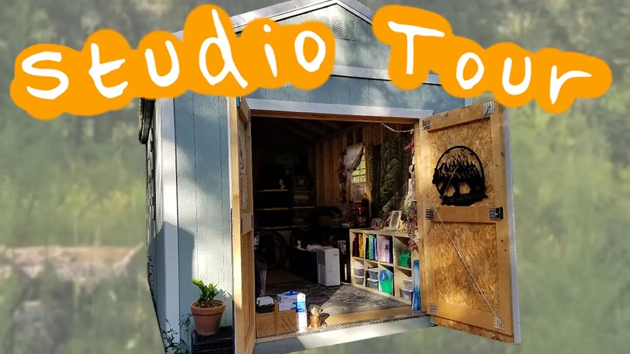 STUDIO TOUR :: Full Time Stained Glass Artist Studio Tour!