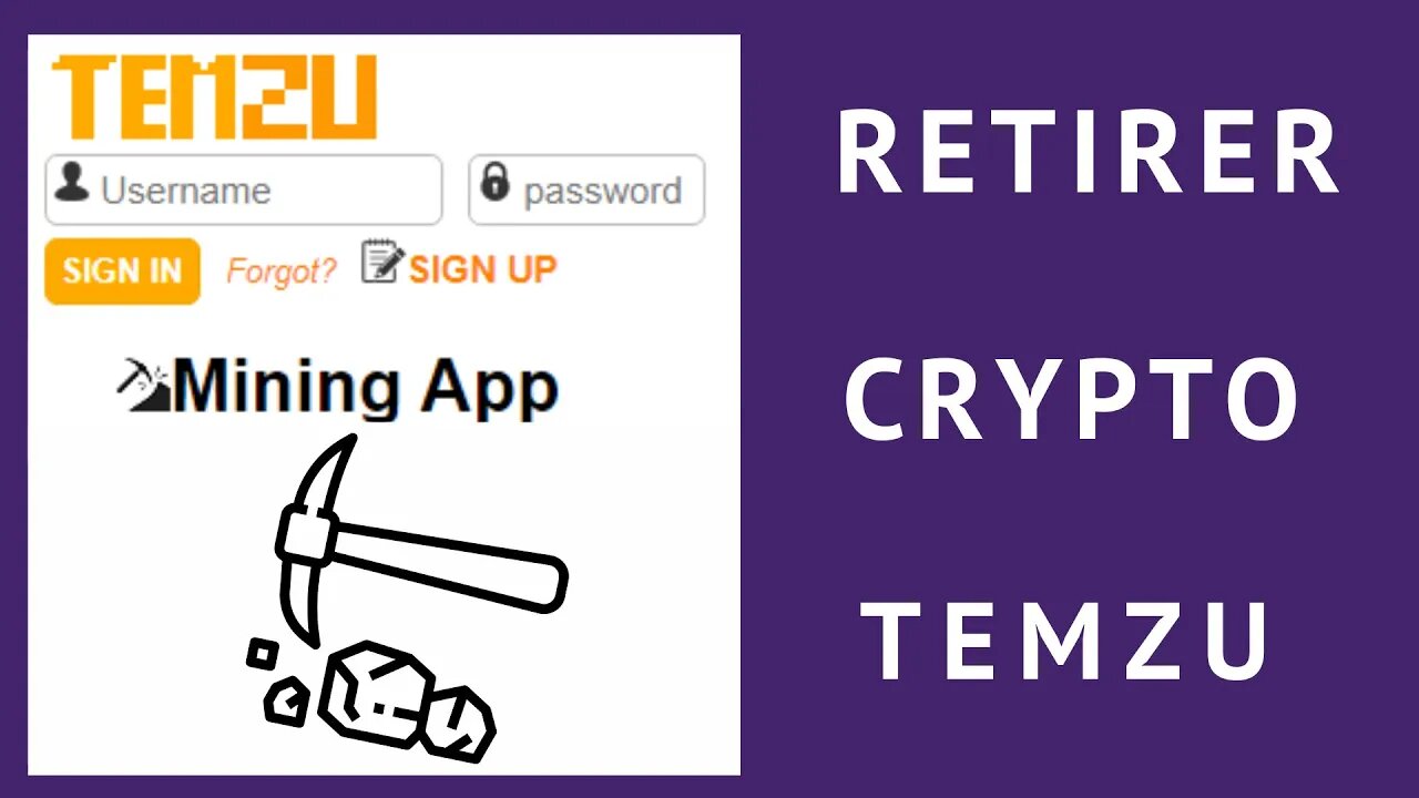 Retrait crypto temzu minage trust wallet token temzu swap binance bep20