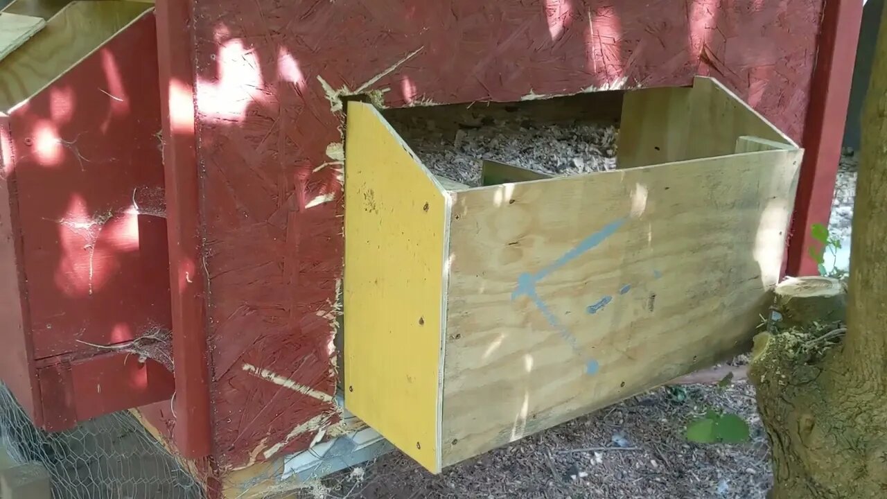 Building a Slide In Nesting Box for an Existing Coop.