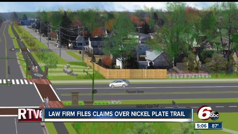 Law firm filed suit on behalf of landowners along the Nickel Plate Trail