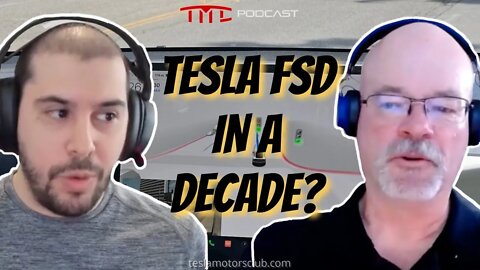 FSD Beta NEWS: 10+ Years Away? - TMC Podcast Clip