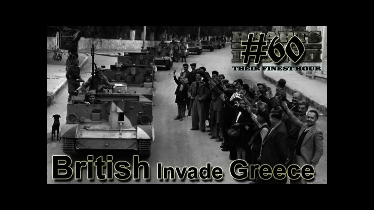 Hearts of Iron 3: Black ICE 9.1 - 60 (Germany) British Landings in Greece.