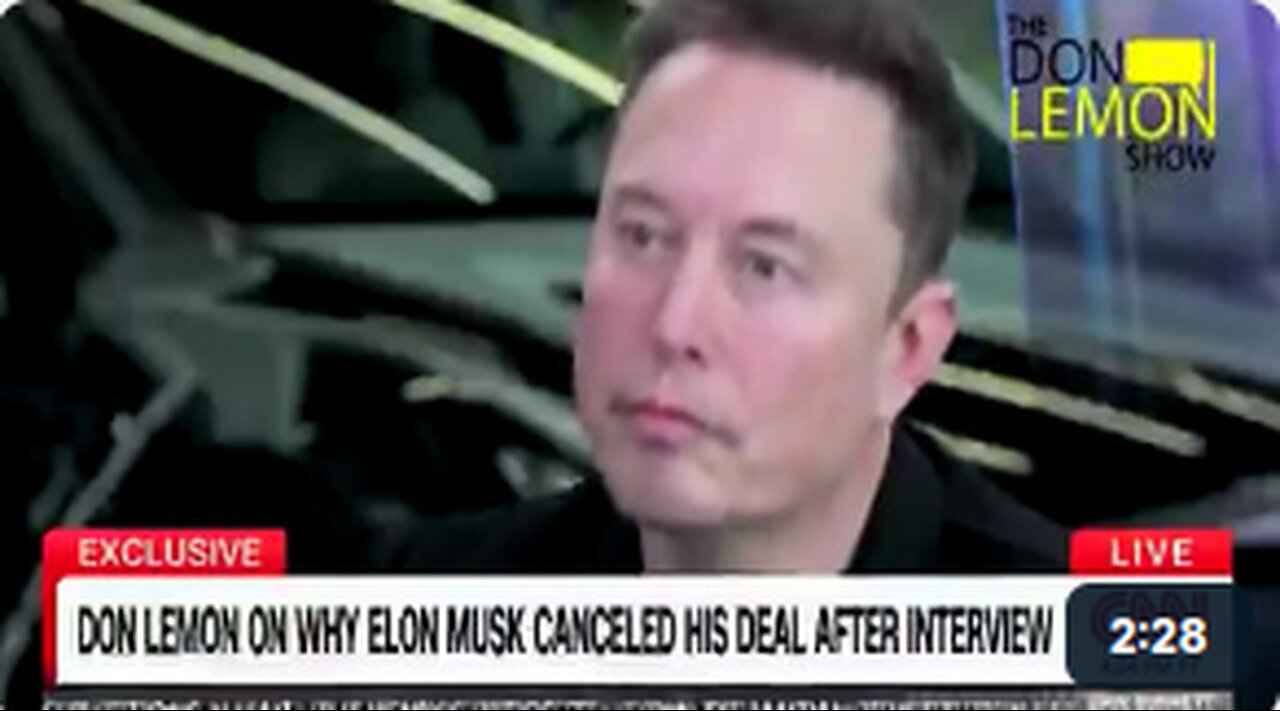 Elon Musk absolutely DESTROYED Don Lemon in his interview. Here’s a snippet. Watch it.