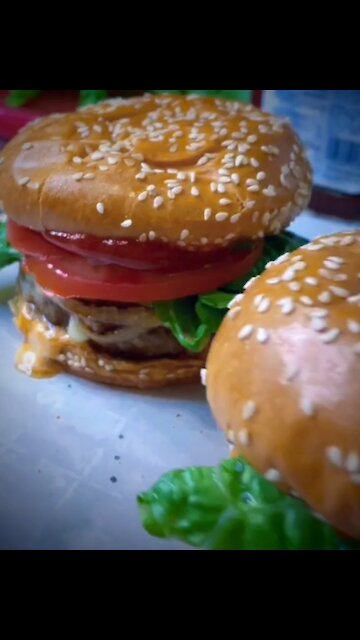 Home burger,juicy and super yummy