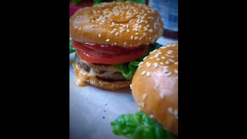 Home burger,juicy and super yummy