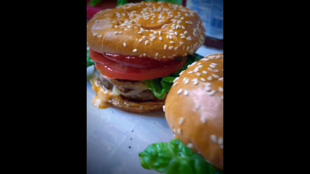 Home burger,juicy and super yummy