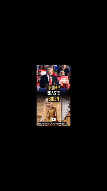 Trump ROASTS Biden #shorts