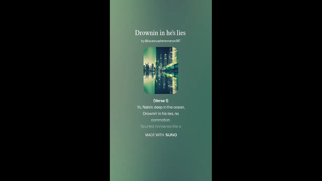 Nate's drowning in he's lies