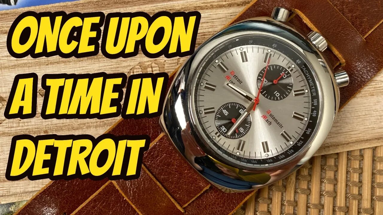 Bullhead Chronograph Reimagined - Cliff Booth's Citizen Chronograph Alternative by Detroit Mint