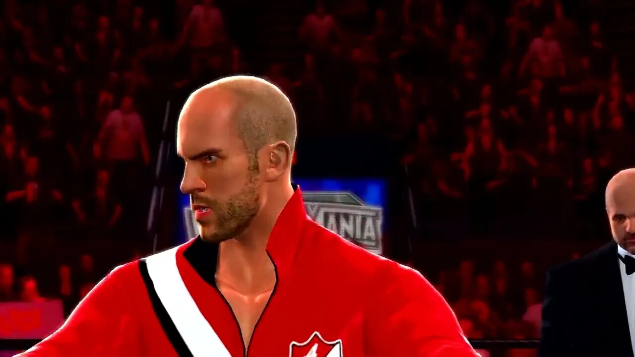 WWE 2K14 Gameplay The Rock vs Antonio Cesaro