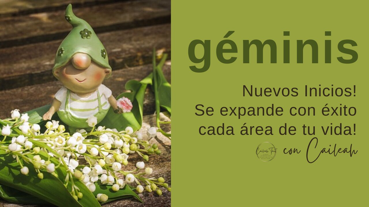 Géminis ♊ Recibes la señal de Nuevos Inicios! Se expande cada área de tu vida!