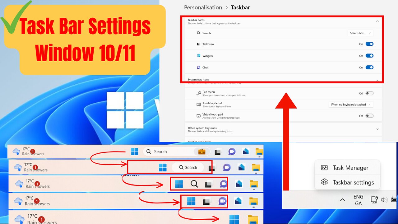 Windows 11 Taskbar Customization: Tips and Tricks