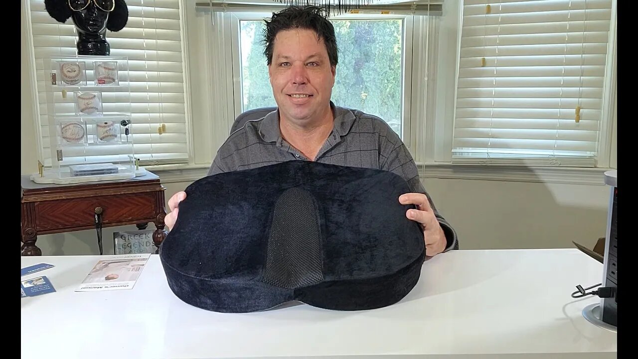 TRAVEL EASE Memory Foam Seat Cushion