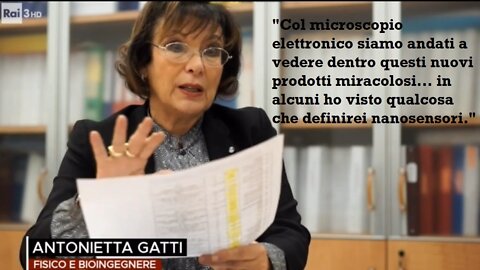 La dott.ssa Antonietta Gatti, fisico e bioingegnere, ha analizzato alcuni vaccini anti covid col microscopio elettronico