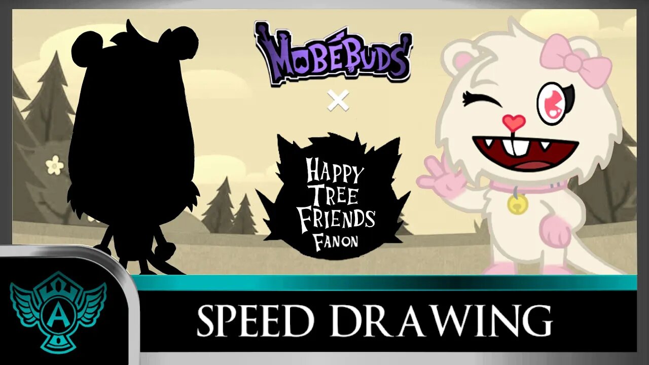 Speed Drawing: Happy Tree Friends Fanon - Bella | Mobebuds Style