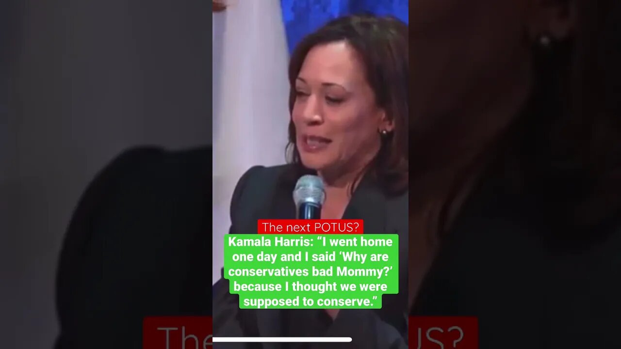 Kamala Harris shares a story